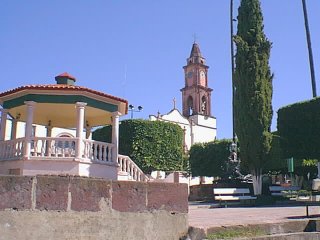 Churintzio: Plaza principal